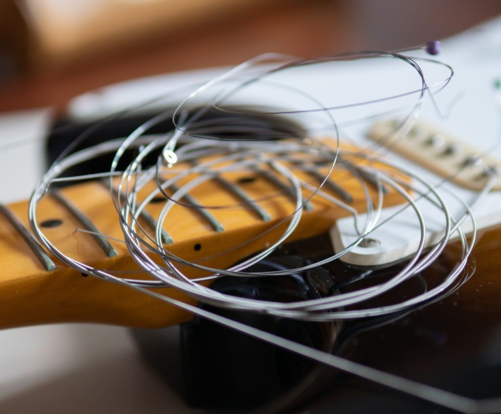 Stringing A Guitar